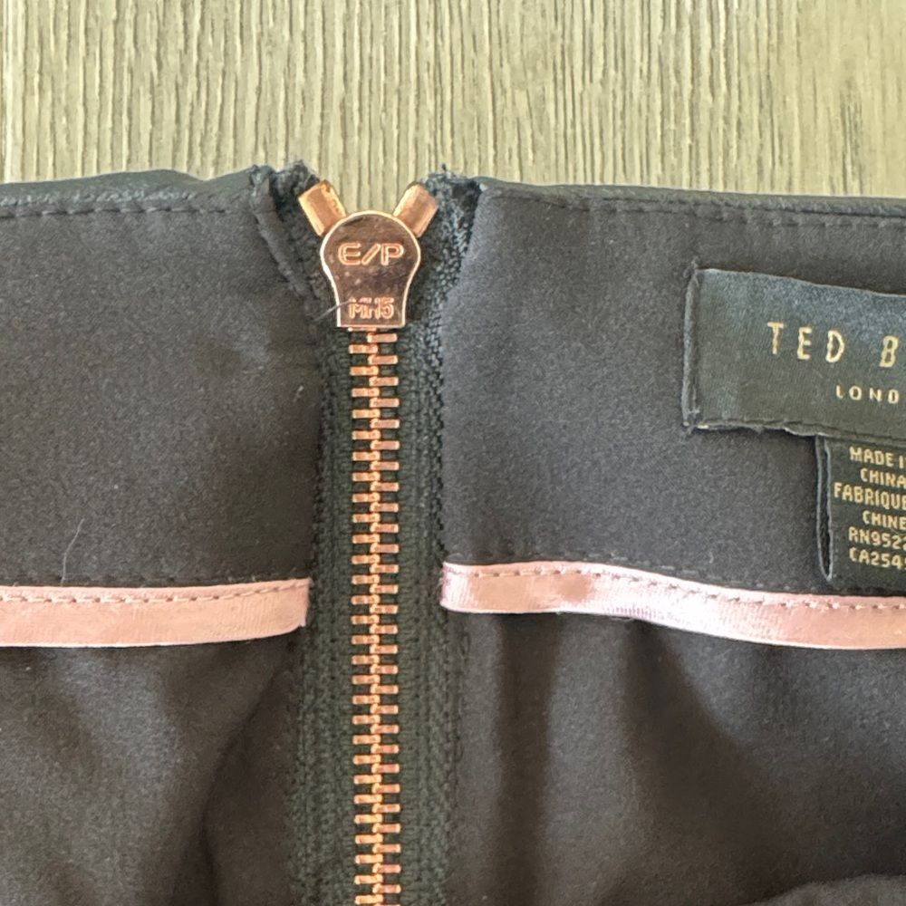 Ted Baker Black Asymmetrical Skirt - Picture 5 of 8